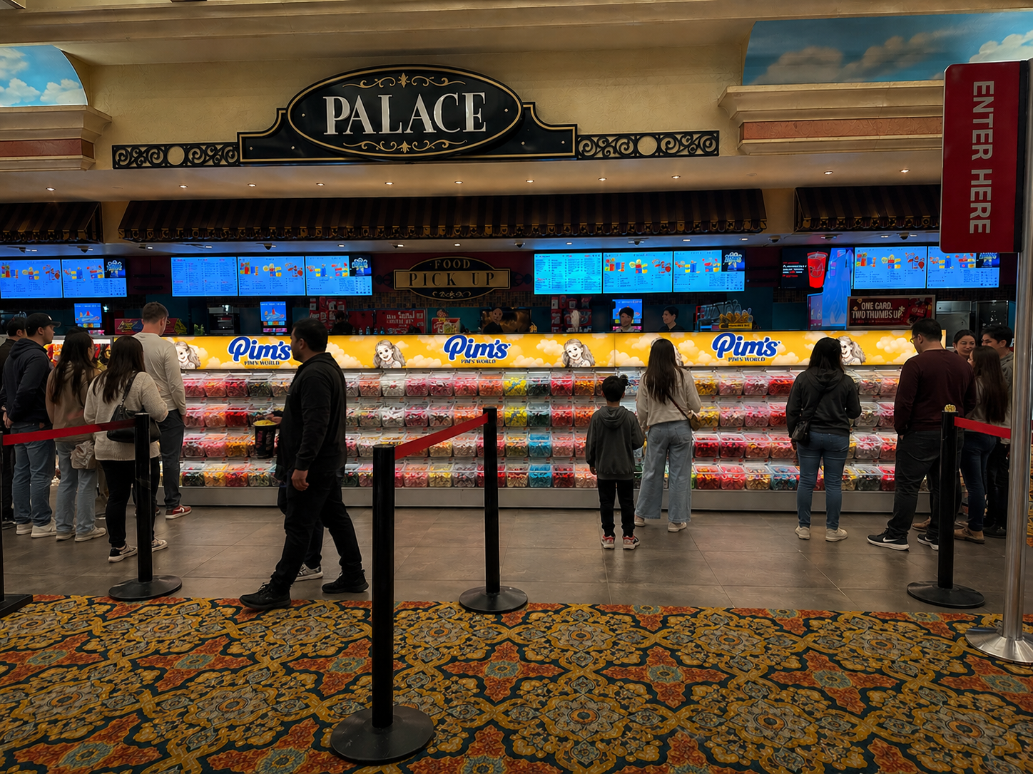 Pim's Pick 'N' Mix in a cinema concession stand