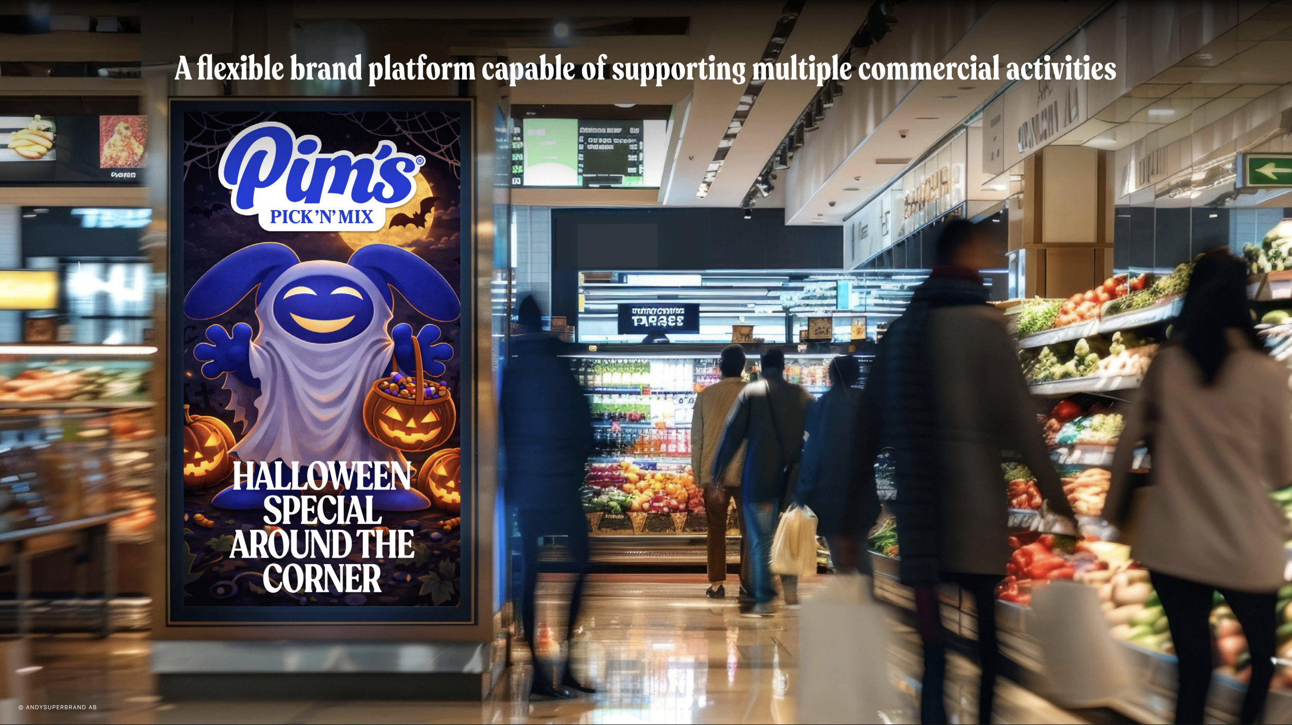 Pim's Halloween in-store activation