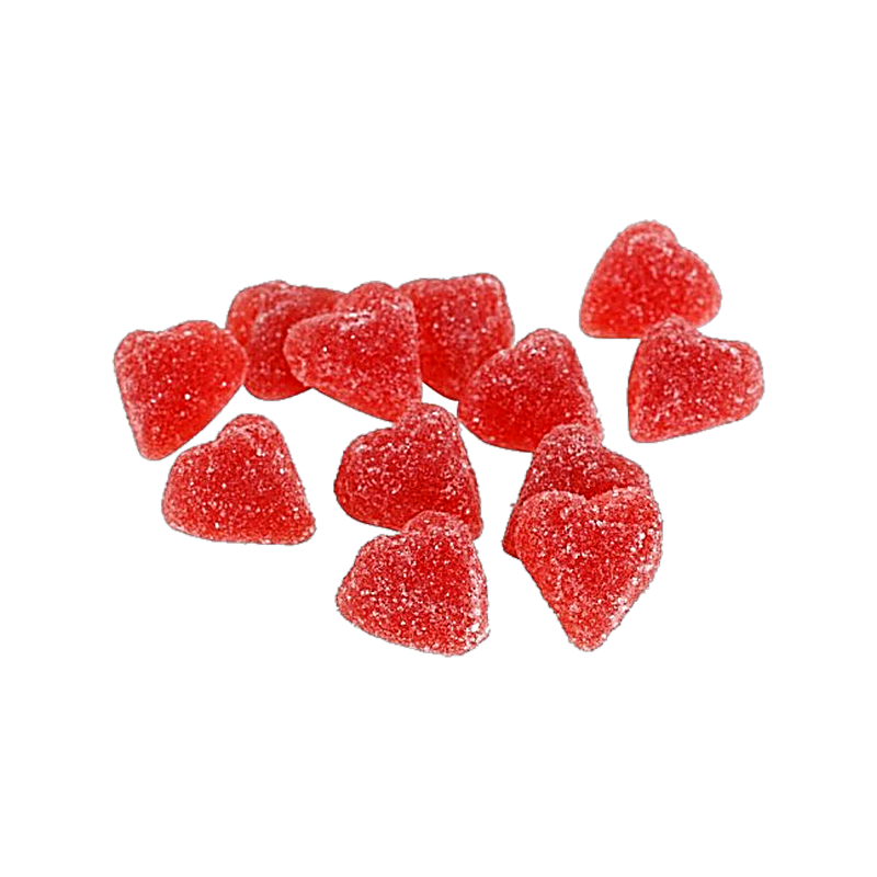 Sugar-Coated Gummy Hearts