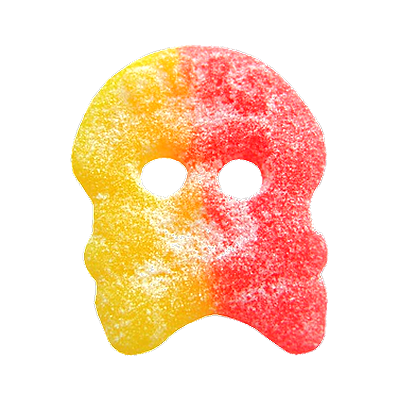 Bubs Lemon Raspberry Skull